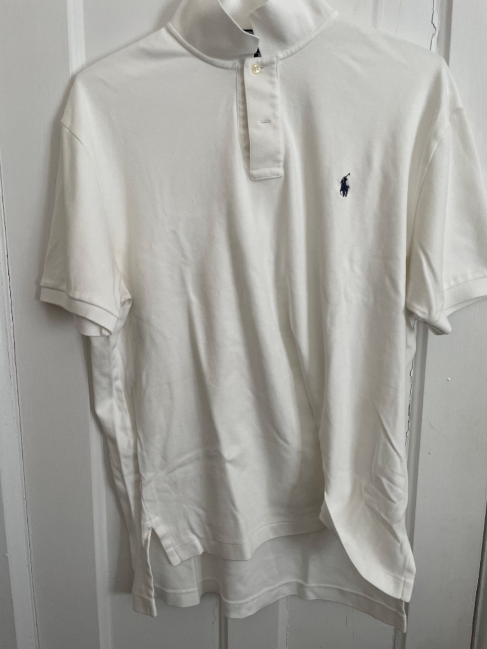 White polo shirt  large